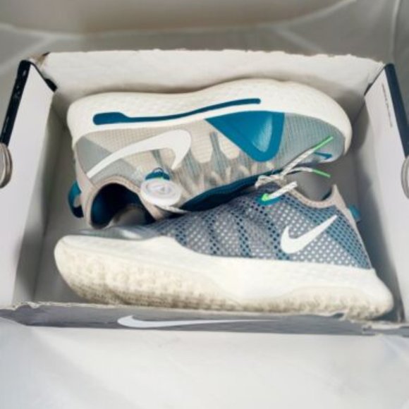 Nike PG 4 PCG Teal White - Size 8.5 Basketball Sneakers CZ2240-200 - Picture 6 of 6